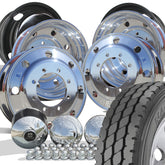 DynaTrac MA400 MIXED USE MOUNTED ON 22.5 Alcoa Chevy Silverado 4500HD/5500HD 8x275 Wheel Kit (33mm)